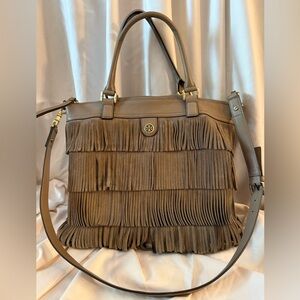 Tory Burch Suede Fringe Bag